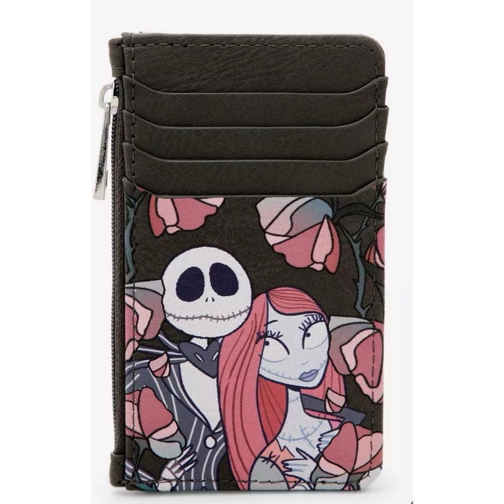 Disney The Nightmare Before Christmas Jack & Sally Floral Cardholder
